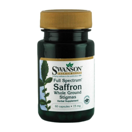 Swanson Full Spectrum Saffron 15mg 60 kaps.