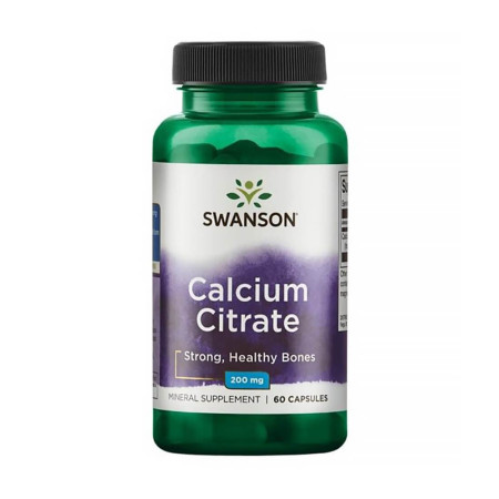 Swanson Calcium Citrate 200mg 60 kaps.