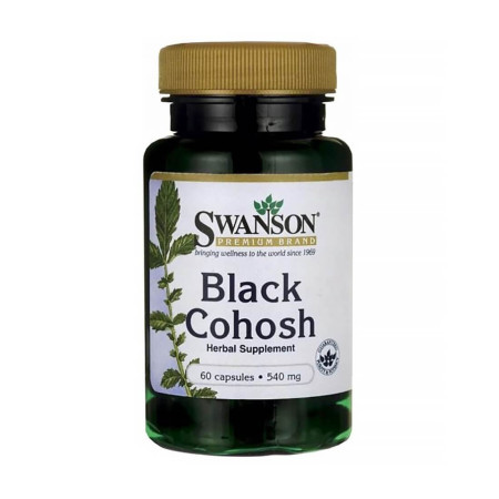 Swanson Black Cohosh 540mg 60 kaps.