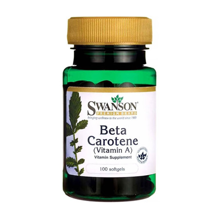 Swanson Beta Carotene 25000IU 7500mcg 100 softgels