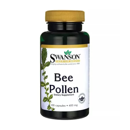 Swanson Bee Pollen 400mg 100 kaps.