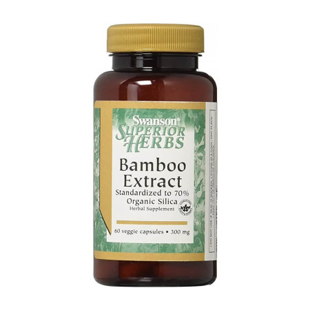 Swanson Bamboo Extract 60 vege kaps.