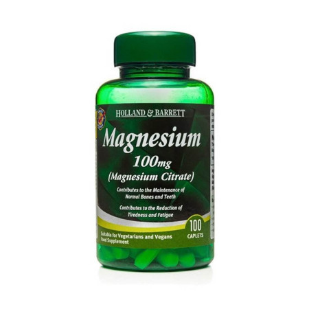 Holland & Barrett Cytrynian Magnezu 100 mg 100 kapl.