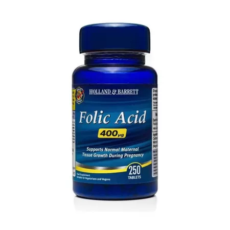 Holland & Barrett Kwas Foliowy 400 ug 250 tabl.