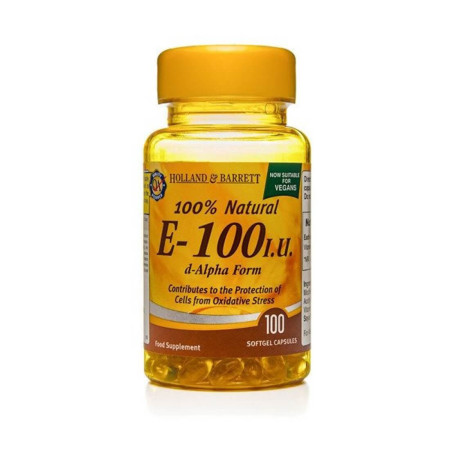 Holland & Barrett Witamina E 100 j.m.  100 kaps.