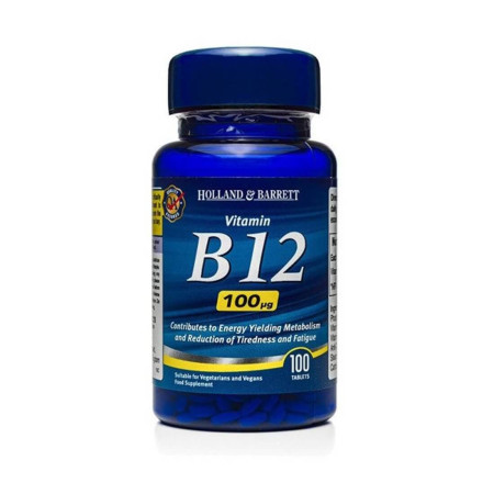 Holland & Barrett Witamina B12 100ug 100 tabl.