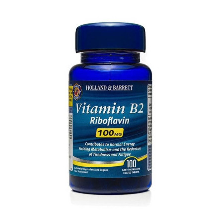 Holland & Barrett Witamina B2 100 mg 100 tabl.