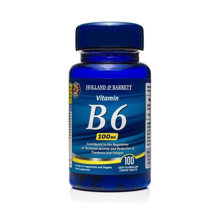 Holland & Barrett Witamina B6 100 mg 100 tabl.