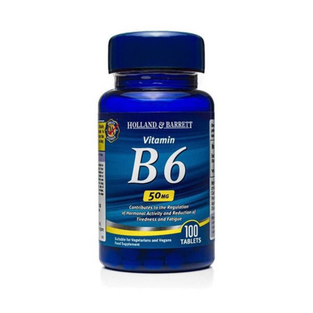 Holland & Barrett Witamina B6 50 mg 100 tabl.