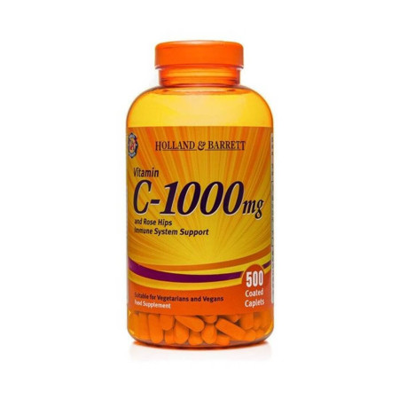 Holland & Barrett Witamina C 1000 mg z Dziką Różą 500 kapl.