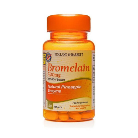 Holland & Barrett Bromelaina 500mg 60 tabl.