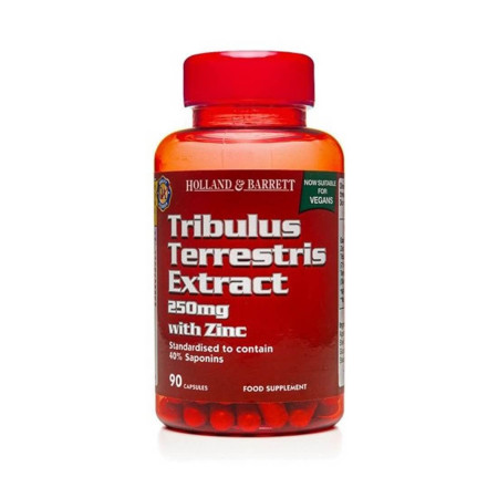 Holland & Barrett Ekstrakt z Tribulus Terrestris 250 mg z Cynkiem 90 kaps.