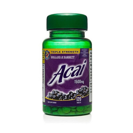 Holland & Barrett Jagody Acai 1500 mg 120 tabl.