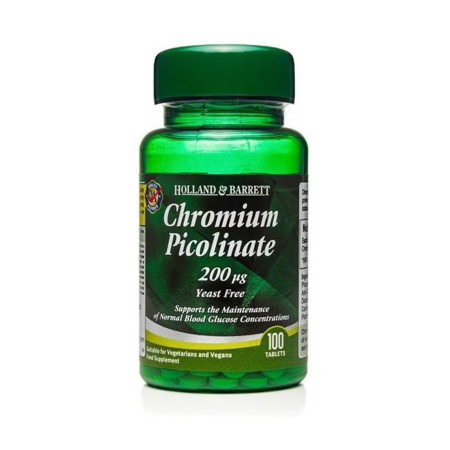 Holland & Barrett Pikolinian Chromu 200 ug 100 tabl.