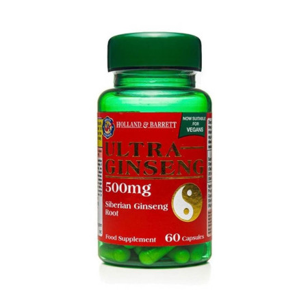 Holland & Barrett Żeń-szeń 500 mg  60 kaps.