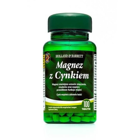 Holland & Barrett Magnez i Cynk 100 tabl.