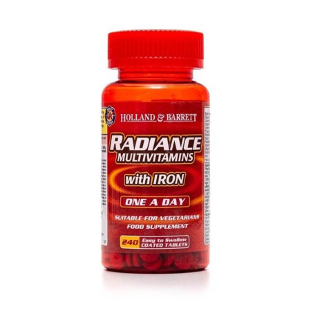 Holland & Barrett Radiance Multiwitaminy i Żelazo 1 na Dzień 240 tabl.