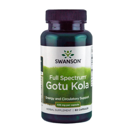 Swanson Gotu Kola Full Spectrum 435mg 60 kaps.