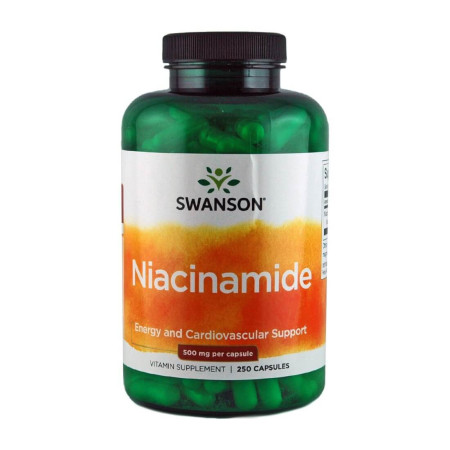 Swanson Niacinamide 500mg 250 kaps.