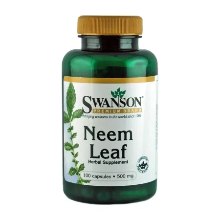 Swanson Neem Leaf 500mg 100 kaps.