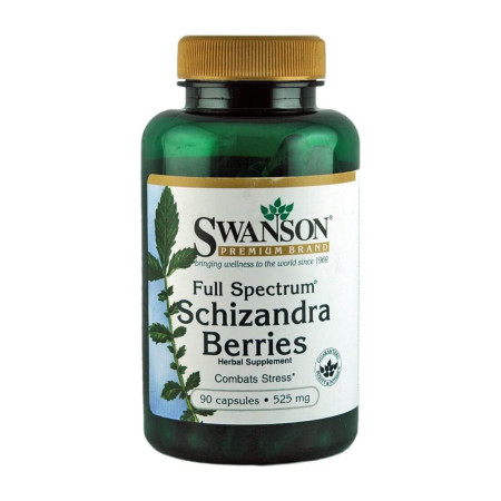 Swanson Schizandra Berries 525mg 90 kaps.