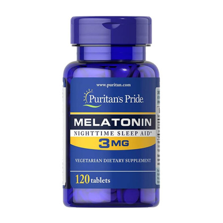 Puritan's Pride Melatonina 3mg 120 tabl.