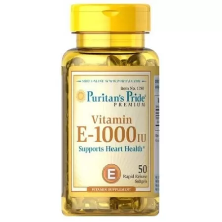 Puritan's Pride Vitamin E 450mg 1000IU 50 softgels