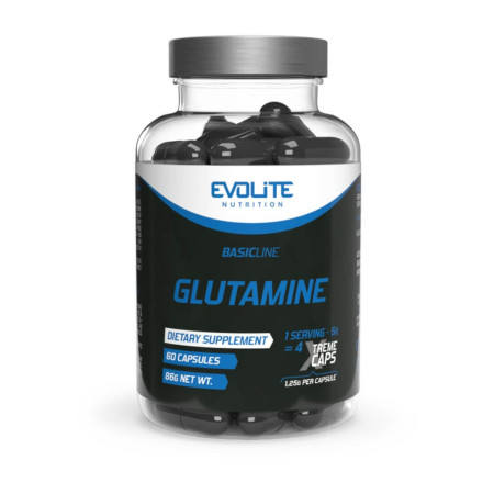 Evolite L-glutamine 1250mg Xtreme 60 kaps.