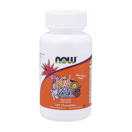 Now Kid Vits Berry Blast 120 chewables