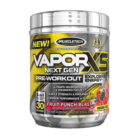 Muscletech Vapor X5 Next Gen 228 - 232g