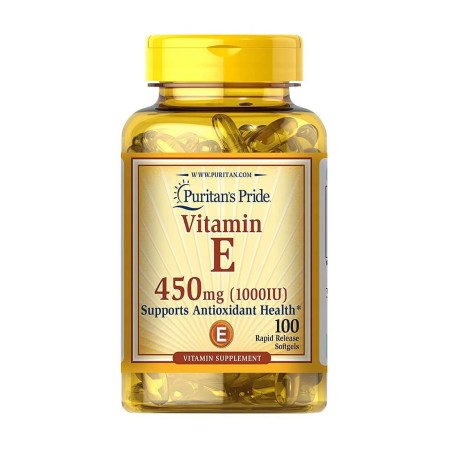 Puritan's Pride Vitamin E 450mg 1000IU 100 softgels