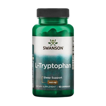 Swanson L-Tryptophan 500mg 60 kaps.