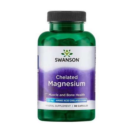 Swanson Chelat Magnezu 133mg 90 kaps.