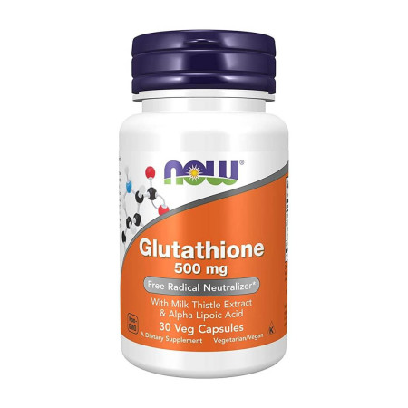 Now Glutathione with Milk Thistle Extract & Alpha Lipoic Acid