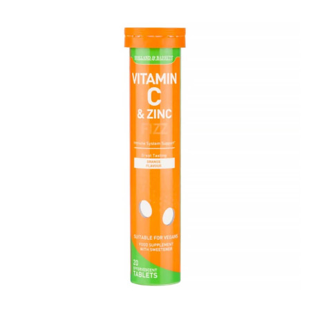 Holland & Barrett Vitamin C & Zinc Fizz 20 tabl. mus.