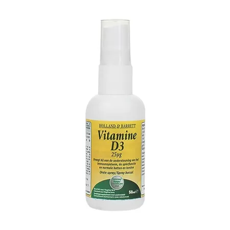 Holland & Barrett Vitamin D3 Spray 25mcg 50ml