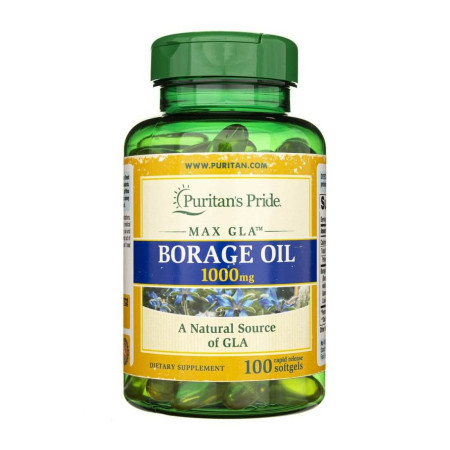 Puritan's Pride Borage Oil 1000mg 100 kaps.