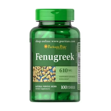 Puritan's Pride Fenugreek 610mg 100 kaps.