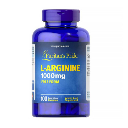 Puritan's Pride L-Arginine 1000mg 100 kaps.