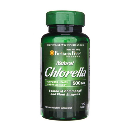 Puritan's Pride Natural Chlorella 500mg 120 tabl.