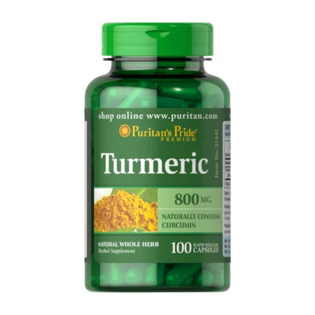 Puritan's Pride Turmeric 800mg 100 kaps.