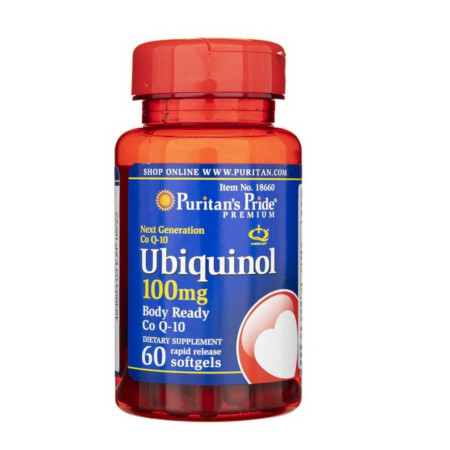 Puritan's Pride Ubiquinol 100mg 60 softgels