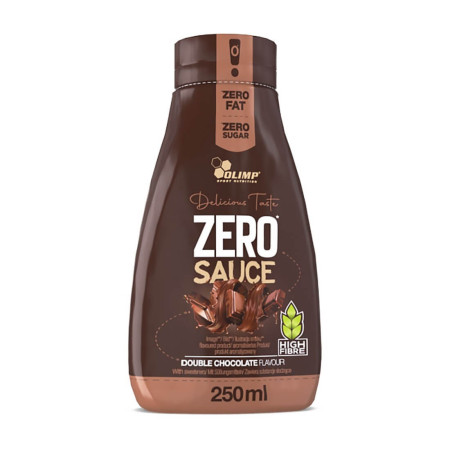 Olimp Zero Sauce 250ml Podwójna czekolada