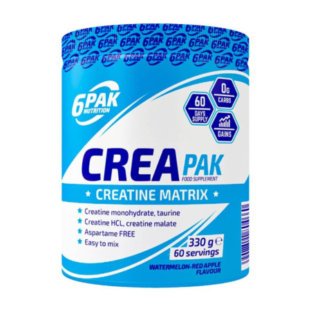 6PAK Crea Pak Creatine Matrix 330g