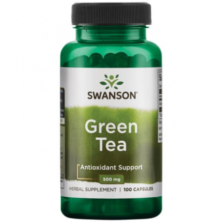 Swanson Green Tea 500mg 100 kaps.