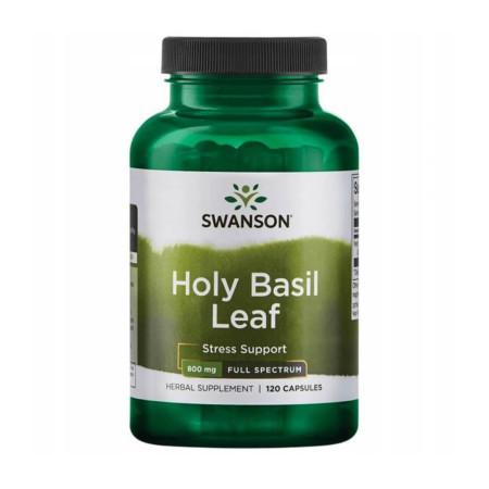 Swanson Holy Basil Leaf 800mg 120 kaps.