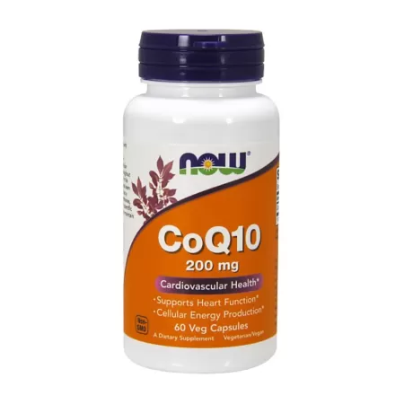 Now CoQ10 200mg 60 vege kaps.