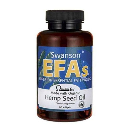 Swanson Hemp Seed Oil 1000mg 60 softgels.