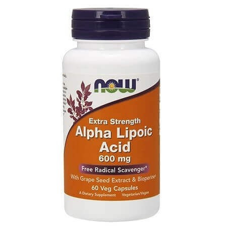 Now Alpha Lipoic Acid 600mg 60 kaps.