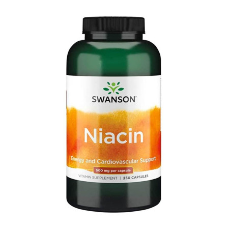 Swanson Niacin 500mg 250 tabl.